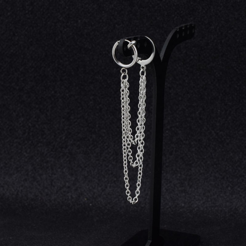 BTS J-hope Long Chain Double Clips Pendant Personality Earring
