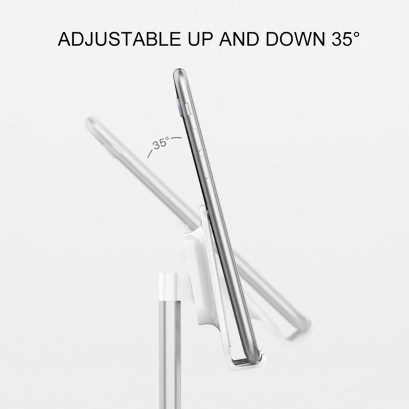 Stand Holder Ponsel / Tablet Universal Teleskopis Adjustable Untuk IPhone / Android