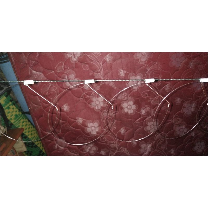 Jerat/racik gantung ruak ruak, ayam ayaman,  dan ayam hutan murah,  panjang sesuai keinginan.