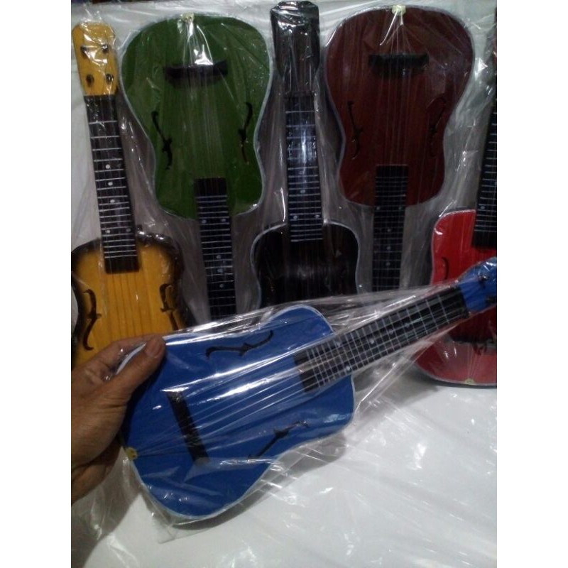 gitar mainan anak mini lubang pinggir