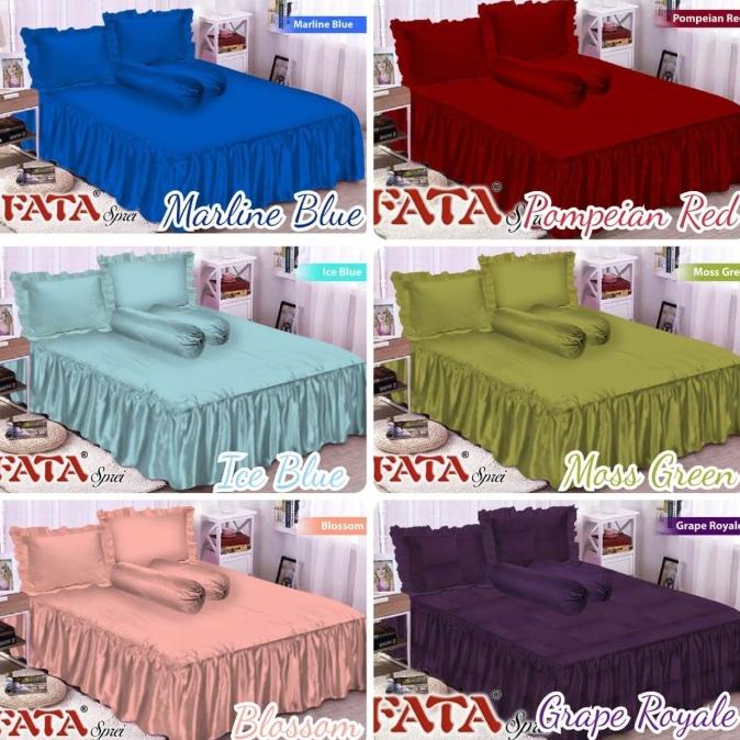 SPREI RUMBAI FATA JACGUARD POLOS EMBOSS 180x200 & 160x200