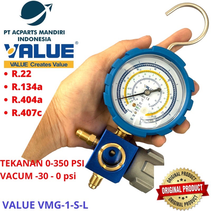 testing manifold ac value single r22 r404 r134 r407