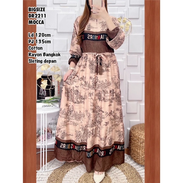 m&j store-gamis panjang premium-katun rayon bkk import