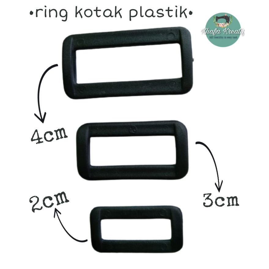 Ring Kotak Plastik (Lusinan)