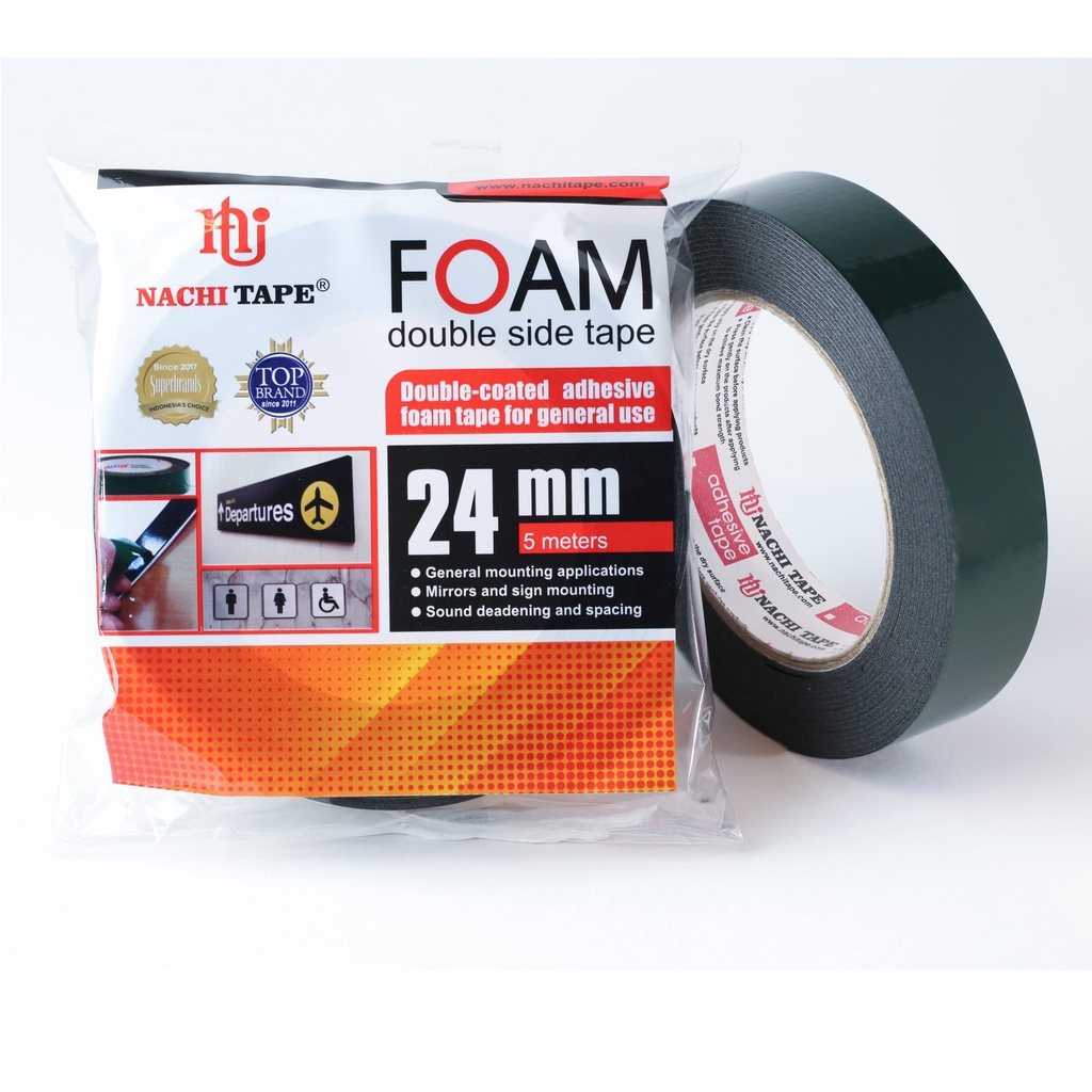 Nachi Foam Double Side tape 1 inchi