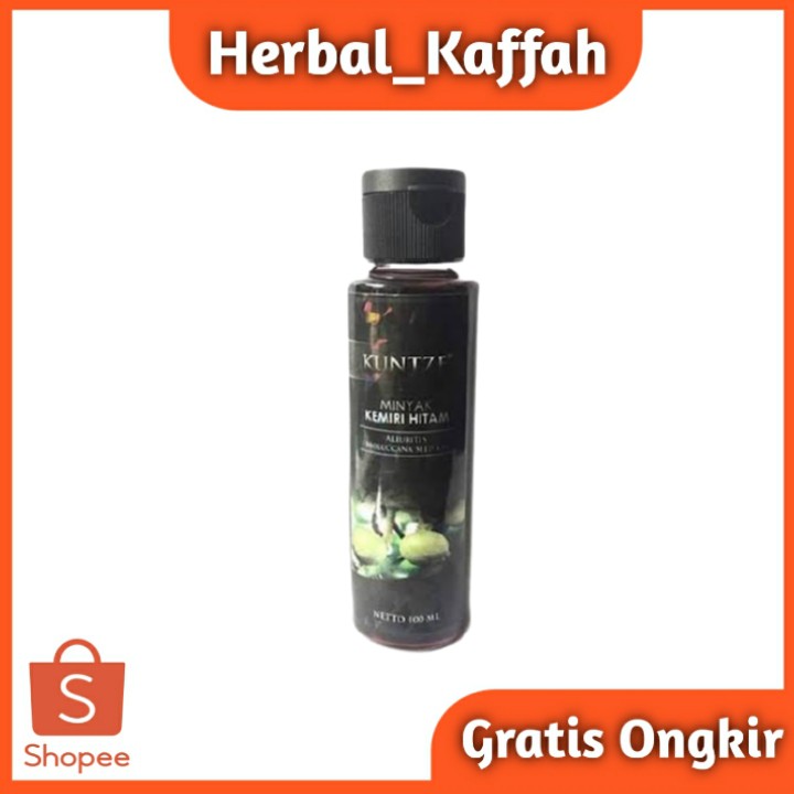 Kuntze MINYAK KEMIRI HITAM ASLI PENUMBUH RAMBUT KEMIRI BLACK ORIGINAL