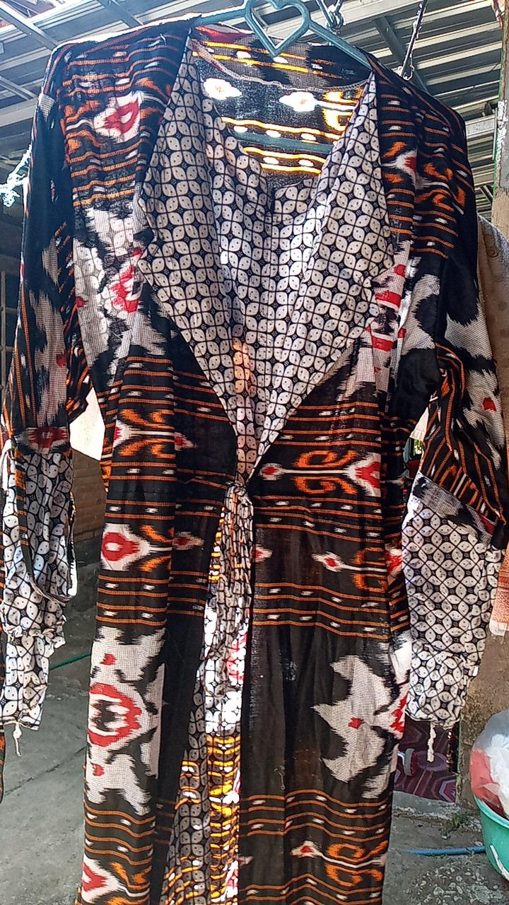 Maura Couple - Sania Ruffle Batik Couple Ori Ndoro Jowi Garansi Termurah Shopee - Batik Modern Solo