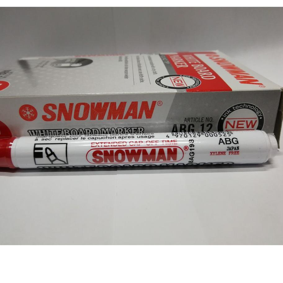 

HOT SALE!!(12 pcs) SPIDOL SNOWMAN WHITEBOARD ABG12