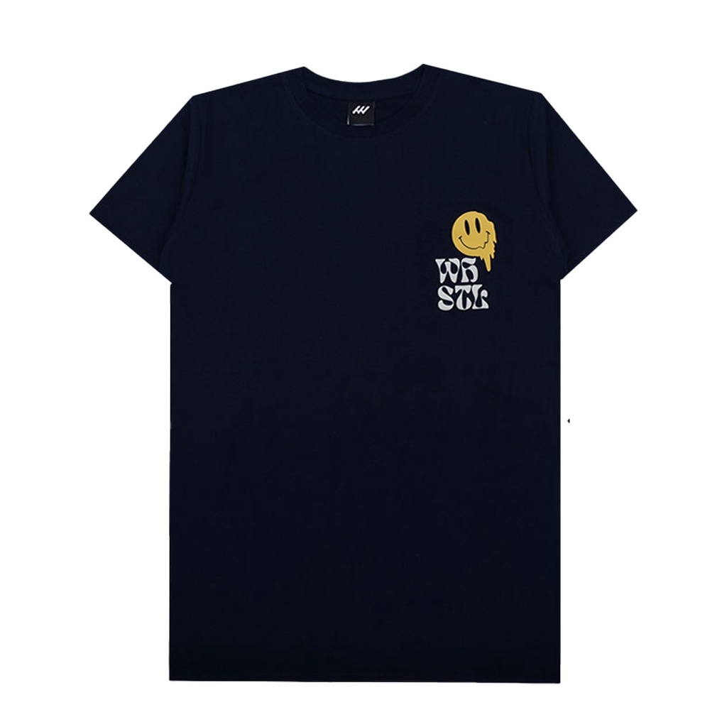 WHSTL. T-shirt Zone - navy blue Kaos Pria