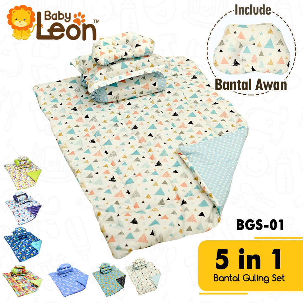 5in1 Bedcover Bayi Bed Set Bantal Guling Bedset BGS-01 Kasur Alas Tidur bayi Anak Matras tidur bayi