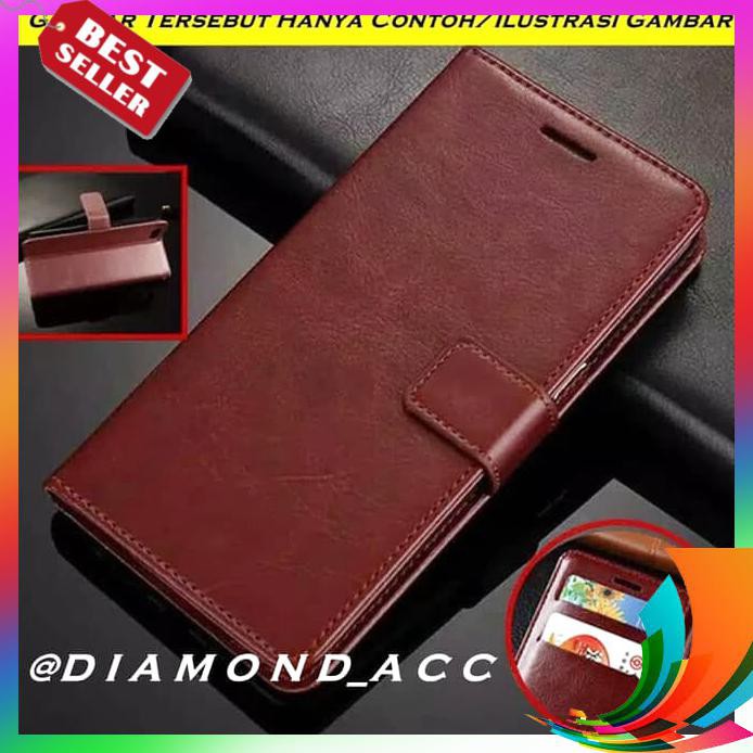【TERBARU】 Flip Wallet VIVO Y69 LEATHER FLIP CASE KULIT