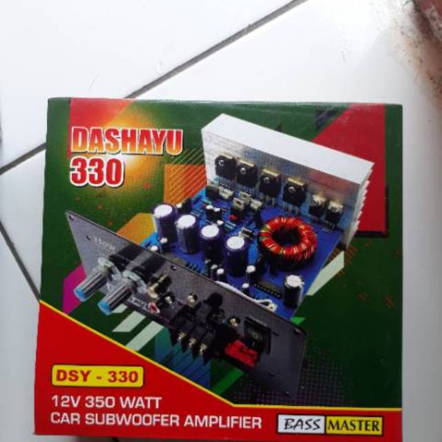 Power amplifier subwoofer 12volt car audio