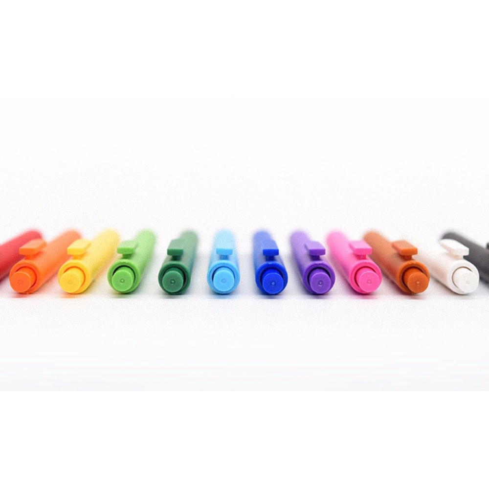 Xiaomi Mijia KACO 10PCS Pulpen 10 Warna 0.5mm Untuk Menulis / Menggambar