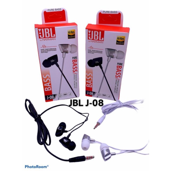 HF HEADSET JBL J-08 SUPER BASS PACKING INPORT