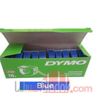 

Label Dymo Emboss Blue/Biru 9mm Panjang 3 meter