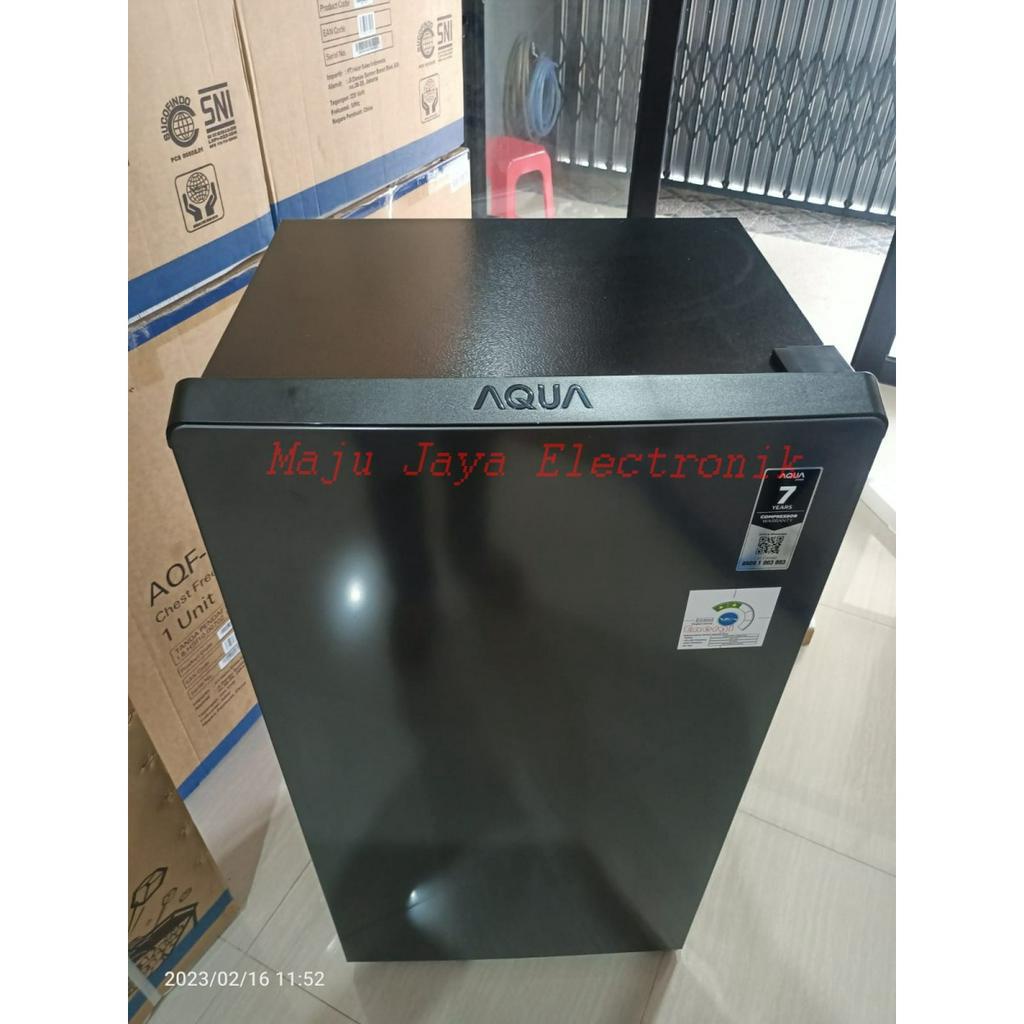 Kulkas 1 Pintu Aqua AQR D185 MDS Low Watt 50 W 150 Liter Garansi 7 Th