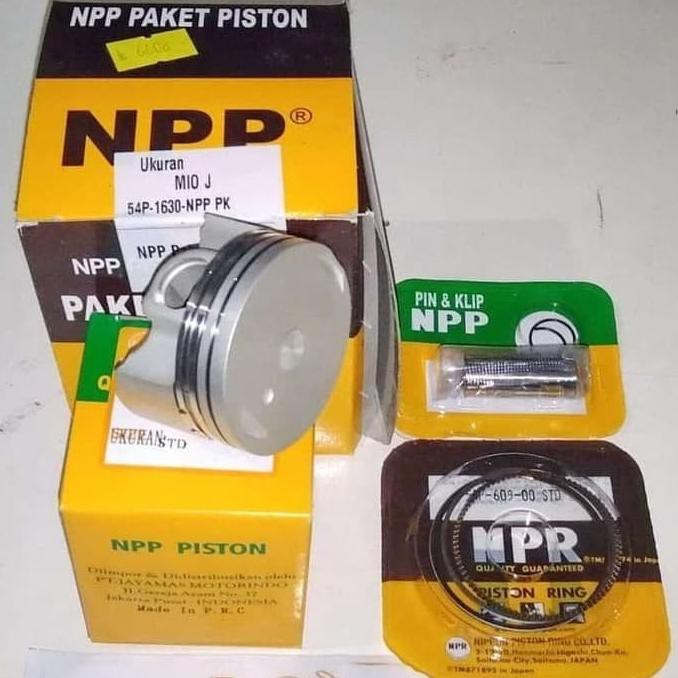 Produk Terbaik] Piston/Seher Kit NPP Mio J/Soul GT/X Ride Over Size/OS 0/25/50/75/100