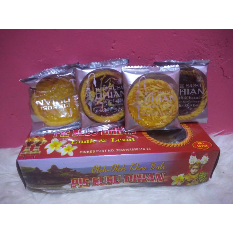 

PIE SUSU DHIAN VARIAN RASA [10 PCS] OLEH -OLEH KHAS BALI