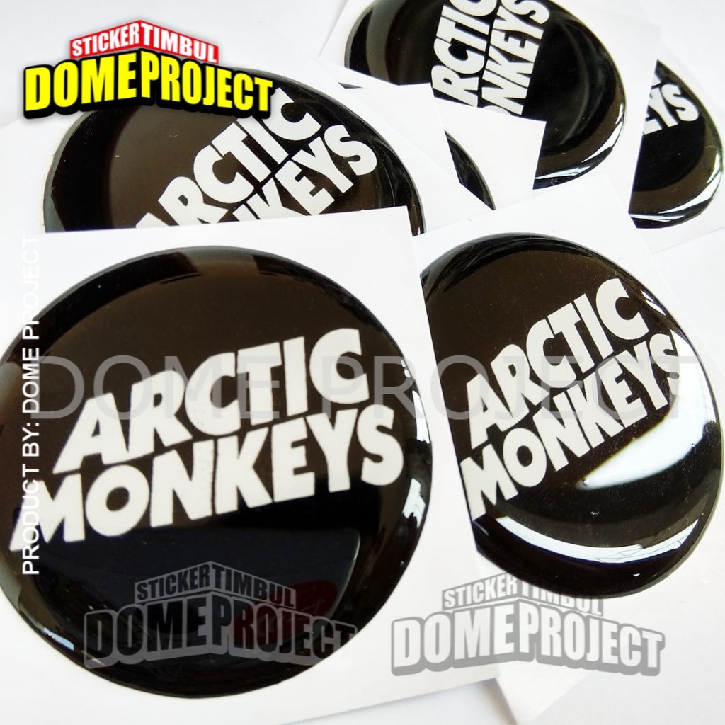 STIKER MOTOR ARCTIC MONKEY Emblem Sticker Mobil Aksesoris Motor Timbul