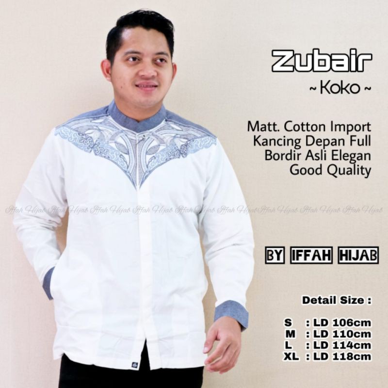 ZUBAIR KOKO LENGAN PANJANG BY IFFAH HIJAB