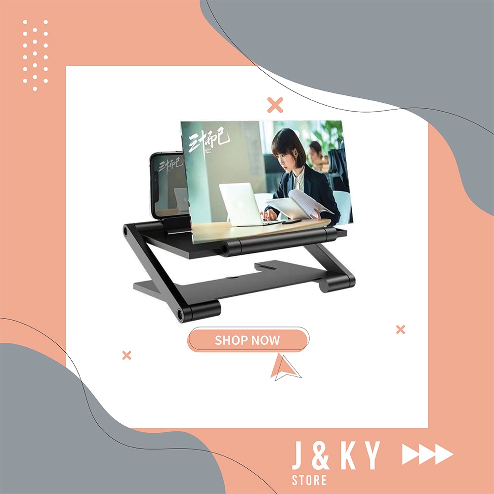 PEMBESAR LAYAR HP 3D ORIGINAL PONSEL UNTUK NONTON ANDROID 12 INCH HP LAYAR KACA /  F6 Kaca Pembesar 