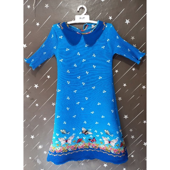 Viral baju turun naik anak/dres untuk usia 4-9 tahun