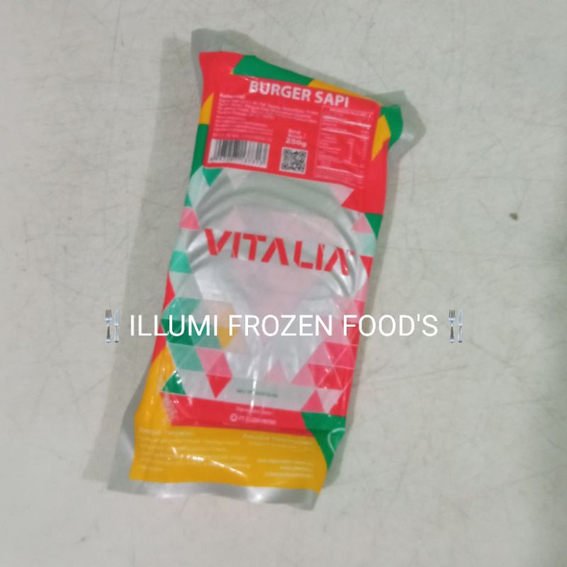 

Vitalia Beef Burger Benardi Jumbo 250gr Isi 10