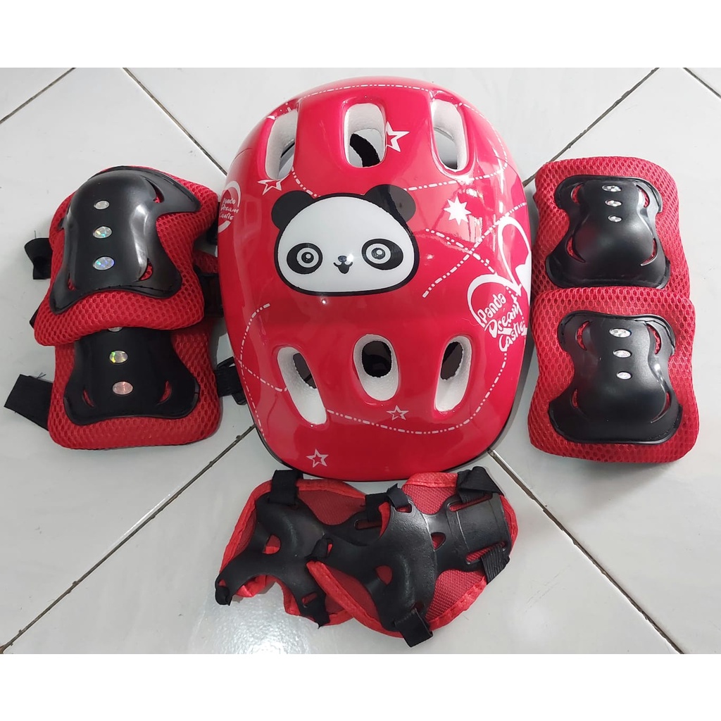 Helm Dekker Anak Anak Motif Protektor Sepeda Sepatu Roda Helm Dekker Anak