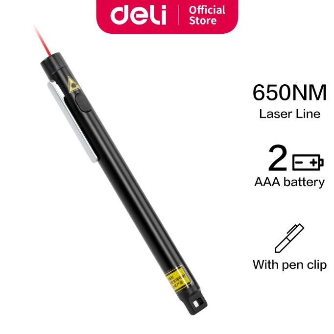 Deli Laser Pointer Pen Pointer Presentasi 650 NM 3933