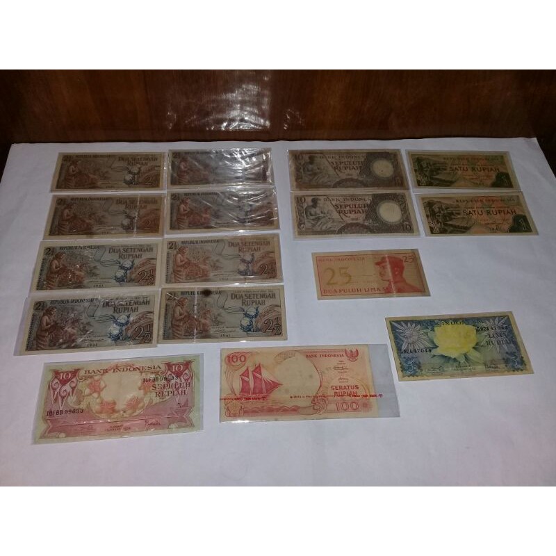 PAKET UANG KUNO ASLI (perincian lihat deskripsi)