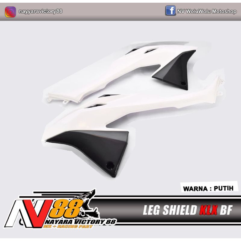 Body klx bf / sayap tangki / legshield  KLX 150 BF HRV