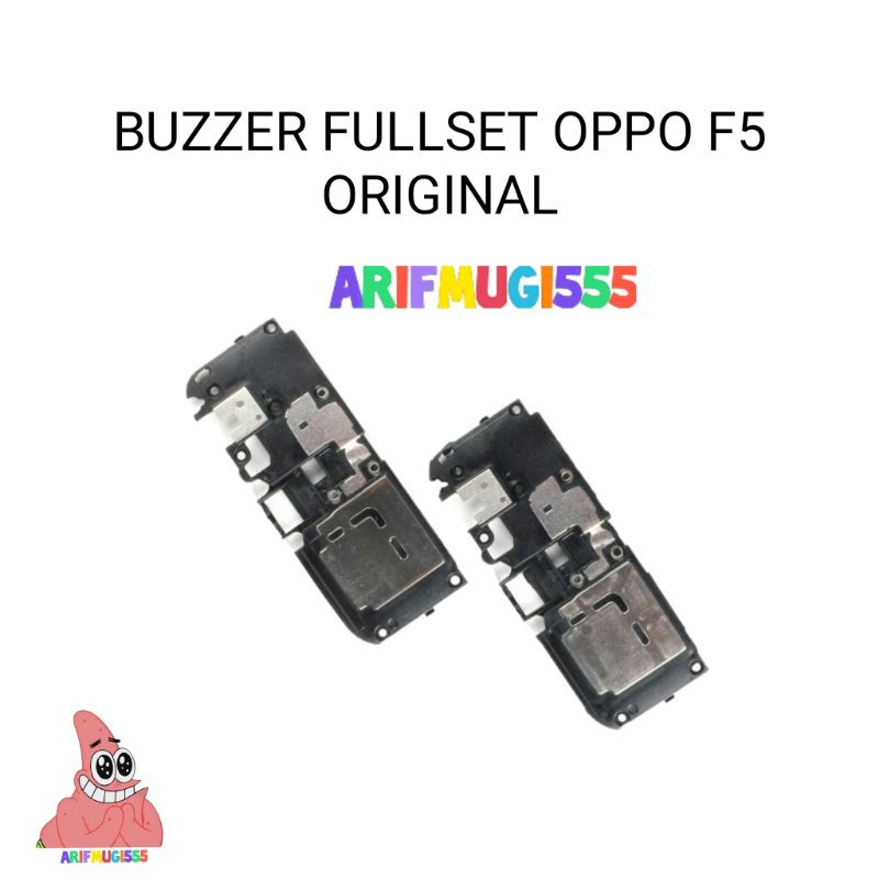 BUZZER BAZZER LOUD SPEAKER SPIKER MUSIK FULLSET OPPO F5 ORIGINAL
