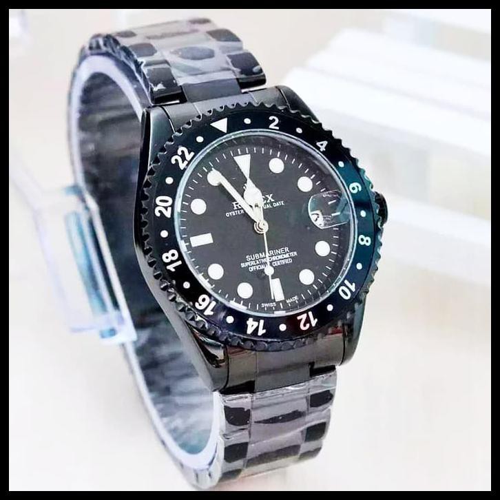 Jam Tangan Rolex Automatic Water Resist Ringan - Hitam