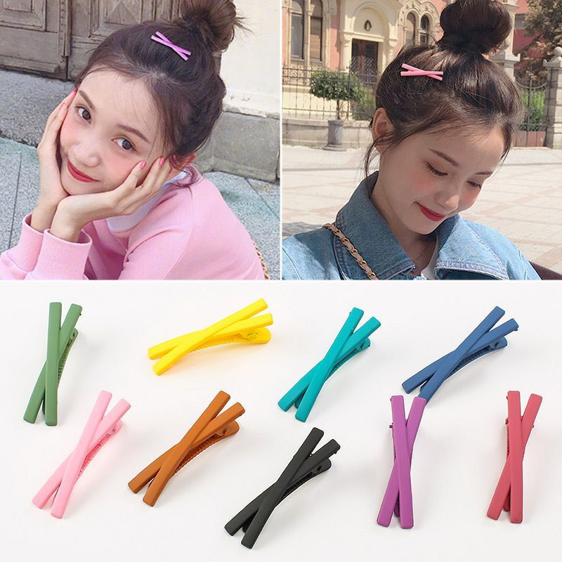 DC - JEPITAN RAMBUT KOREA MODEL SILANG LUCU/AKSESORIS RAMBUT/HAIR PIN JEPIT RAMBUT