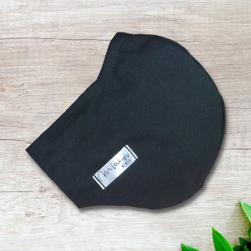 Masker kain dengan kawat hidung