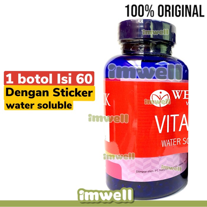 Jual EVitamin Wellness Vitamin E 400Iu Water Soluble 60 Natural Vit E