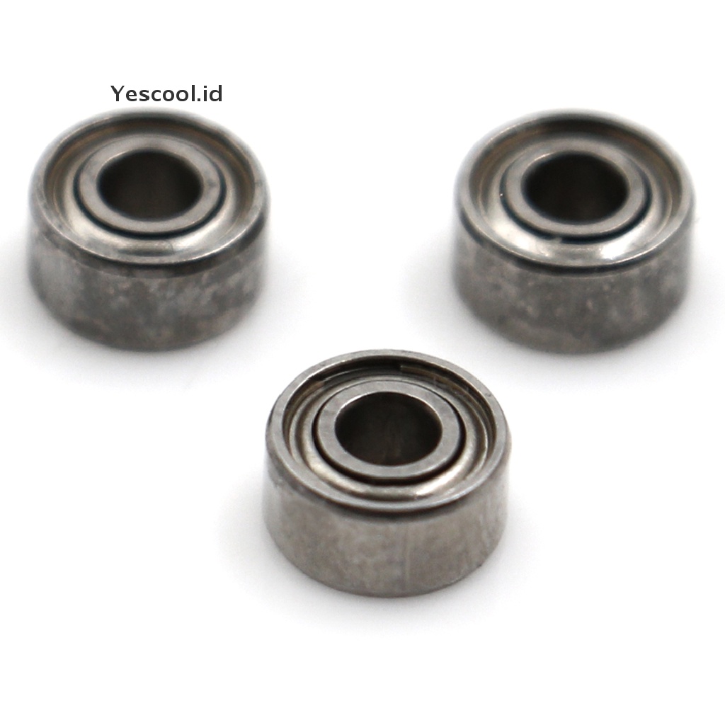 10pcs Mr52Zz Miniatur Bola Bearing Ukuran 2x5 X 2.5mm Untuk Spinner