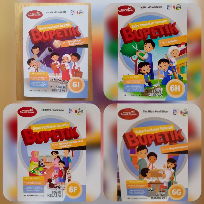 BUPETIK SD/Mi 6F, 6G, 6H,6i  Semester 2 K13 revisi