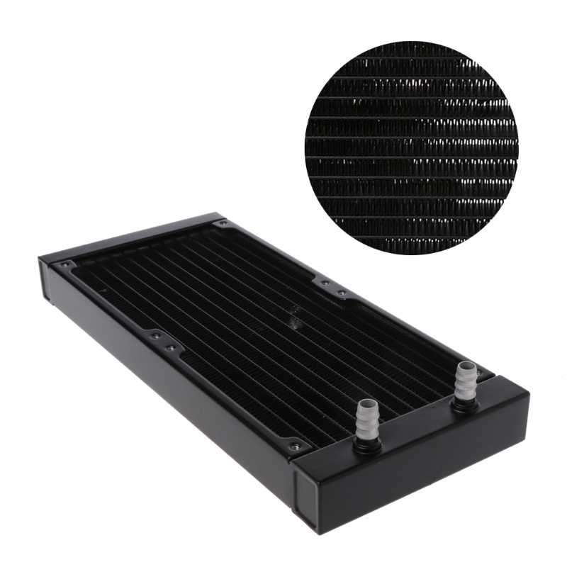 Bt 240mm 12tabung CPU Heat Sink Alumunium PC Untuk Case Water Cooling Radiator Tukar