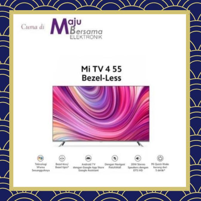 Xiaomi Mi TV 4 55" Bezel-less 4K LED Smart TV Android