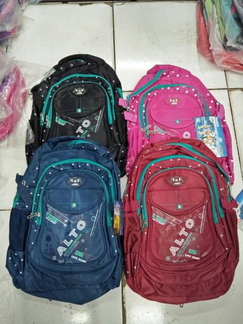 tas ransel alto original green