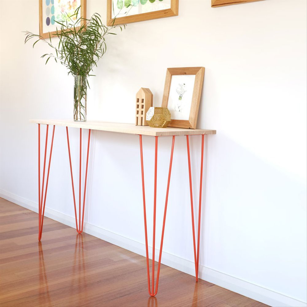 Kaki Meja Besi Hairpin 75cm Bagus