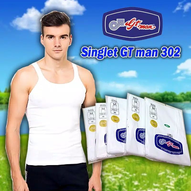 KAOS DALAM PRIA GT MAN I SINGLET PRIA GT MAN I SINGLET GT MAN COWOK