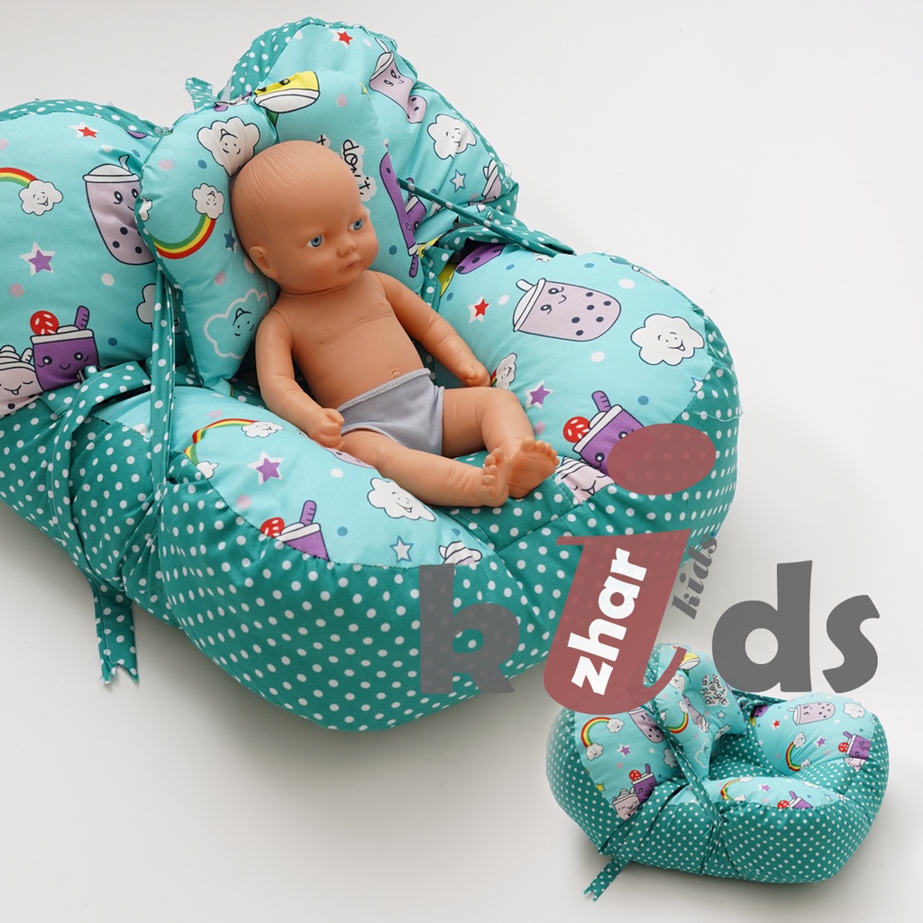 SOFA BAYI JUMBO DENGAN SABUK PENGAMAN GESPER MULTIFUNGSI BISA UNTUK KASUR BAYI FREE BANTAL PEYANG JUMBO / SOFA BAYI GESPER JUMBO / SOFA BAYI BELAJAR DUDUK JUMBO