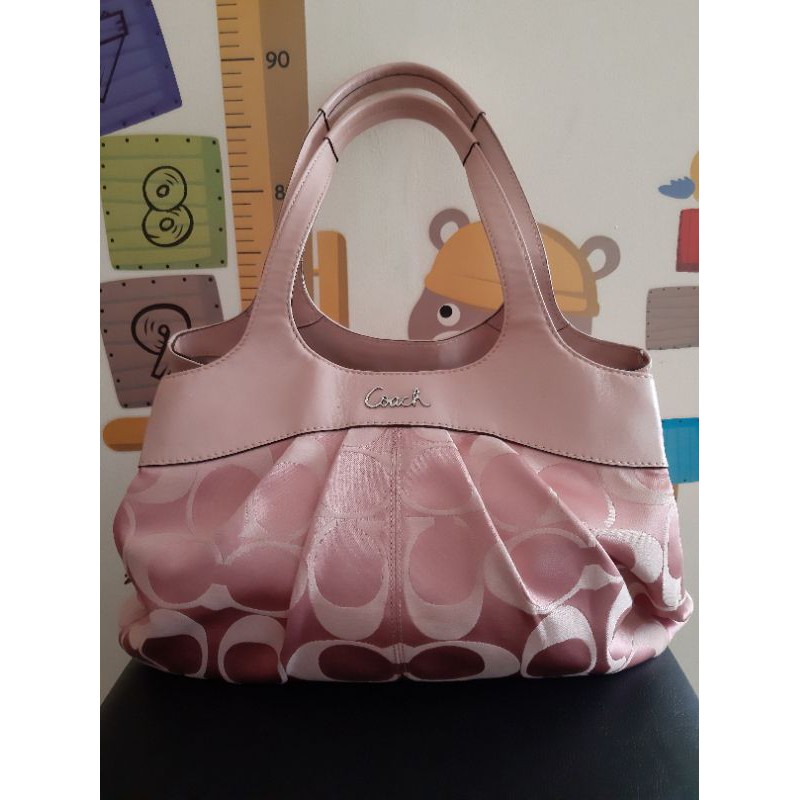 Preloved Coach Lexy Pink Tas
