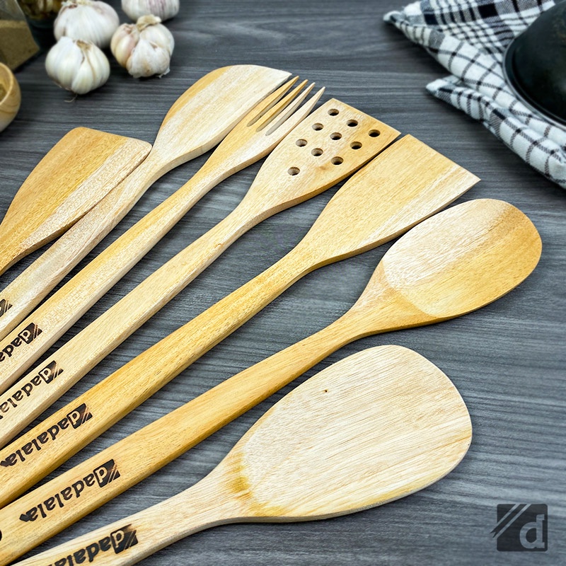 DADALALA Spatula / Sodet / Sutil / Entong Nasi Bahan Kayu Mahoni - (ECER) Per 1 Pcs