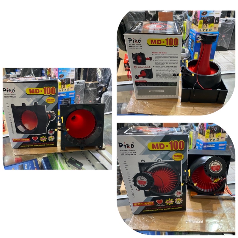 Tweeter Piro MD 100 Tweeter Panggil walet magnet Neodymium