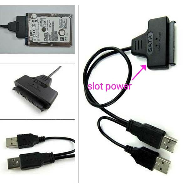 Kabel USB 2.0 To SATA Converter Hardisk Drive 2.5' laptop