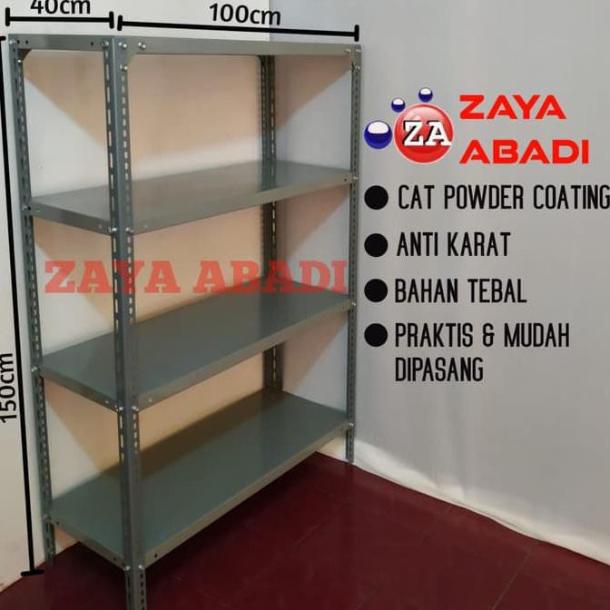 Rak besi 4 susun