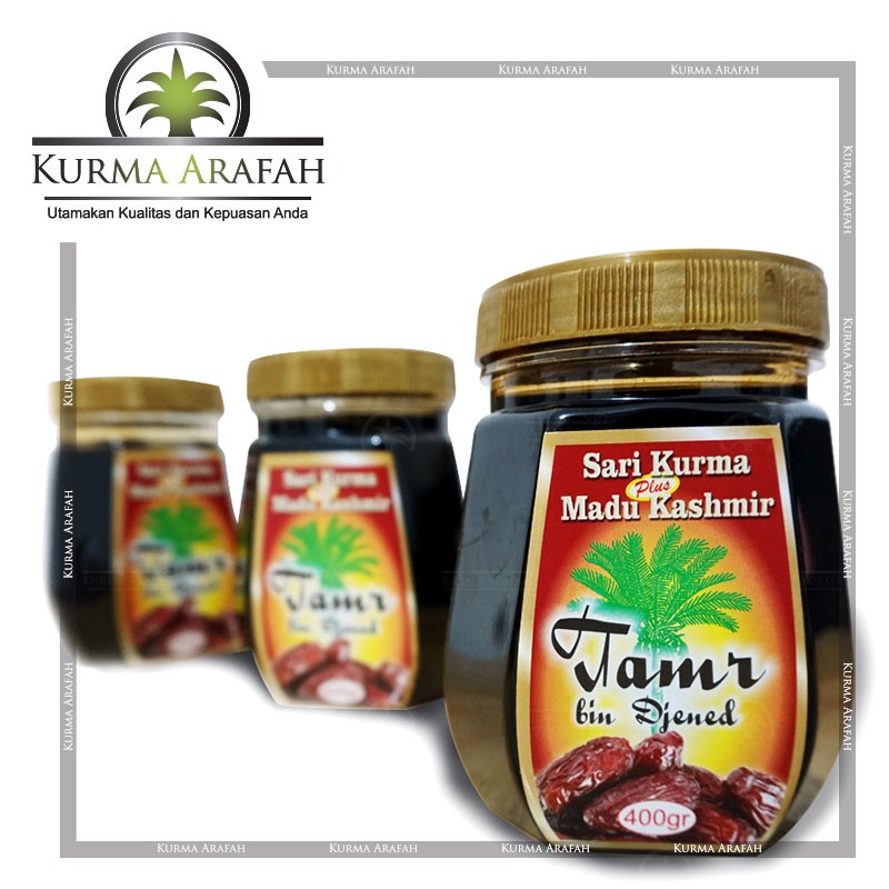 Sari Kurma Asli Plus Madu Kashmir Tamr 400gr